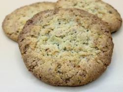 Cookies giganti al pistacchio